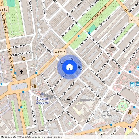 Eaton Terrace, Belgravia, London, SW1W, United Kingdom