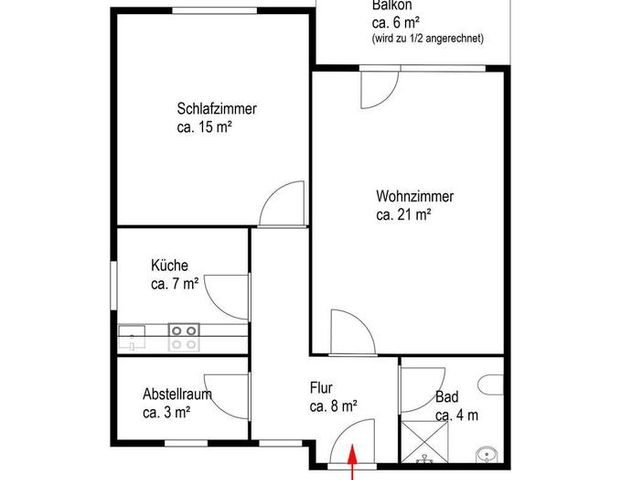 Ellenerbrok-Schevemoor / Mobiliert / Moderne 2-Zimmer-Wohnung - Photo 1