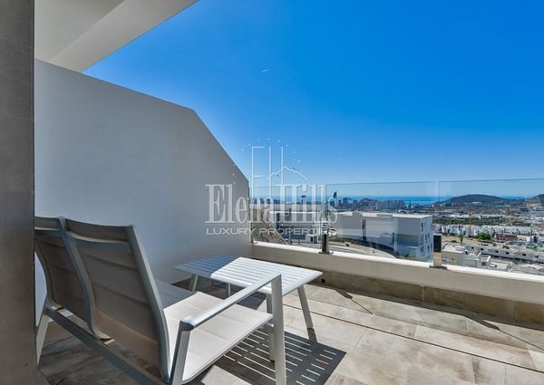 Modern duplex with sea views in Sierra Cortina, Finestrat, Benidorm, Alicante