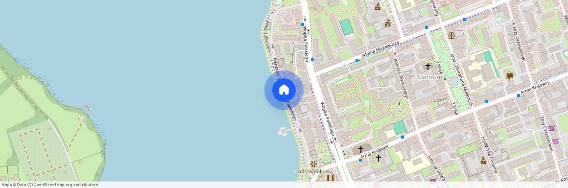 ul. Kazimierza Pułaskiego, Ełk, ełcki, warmińsko-mazurskie