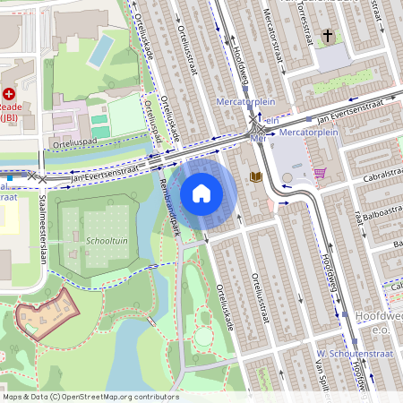 Hoofdweg e.o., 1057 AM, Orteliuskade, Amsterdam