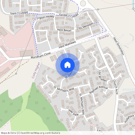 St. Davids Close, Brackla, Bridgend, Bridgend County. CF31 2BN