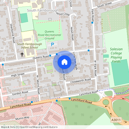 Queens Road, Farnborough, GU14