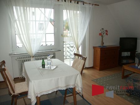 Hollage, solide eingerichtete 2-ZKB-Wohnung mit super Balkon in ruhiger Lage - Foto 2