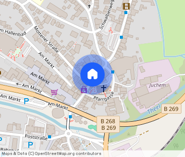 2,5 ZKB - Wohnung mit Einbauküche + großer Dachterrasse - Foto 1