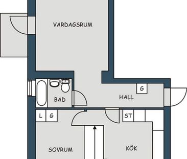 4 Rum och kök, Mossen - Photo 6