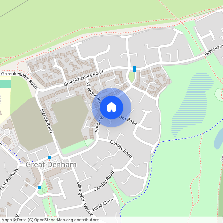 Saxon Way, Great Denham, Bedford