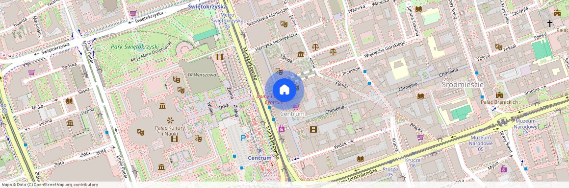 Warszawa Śródmieście, Złota