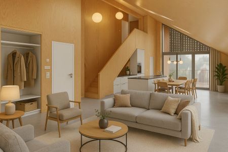 Corgémont, exceptional duplex of 2.5 rooms in attic NEW - Photo 5