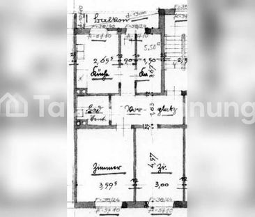 TAUSCHWOHNUNG Helle 2,5-Zimmer-Altbau-Wohnung mit Balkon - Foto 1