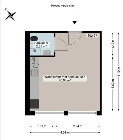 Te huur: Appartement Helperpark in Groningen - Photo 5