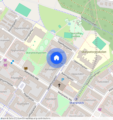 Glidflyktsgatan, Skarpnäck