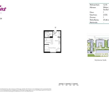 Charmantes Single Apartment mit Fußbodenheitung und EBK zu vermieten! - Foto 3