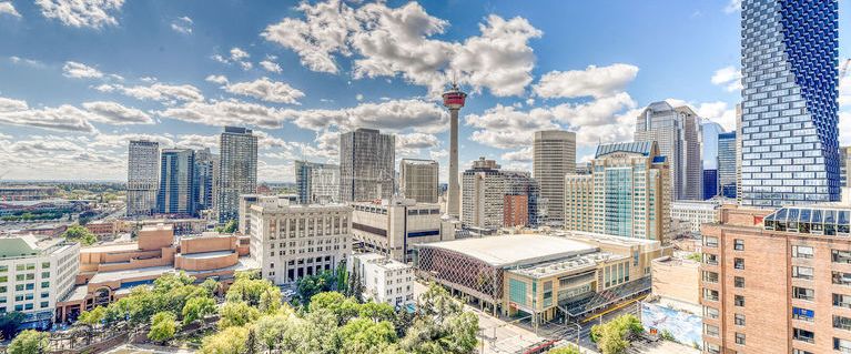 Amazing Downtown View of Spacious 1-bedroom/bath Suite | 221 6 Ave SE, Calgary - Photo 1