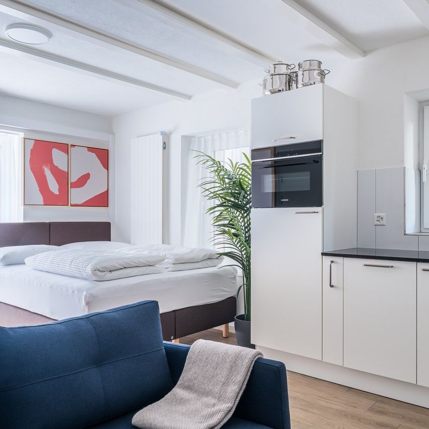 2min zum HB - möblierte 1.5 Zimmerwohnung mit privater Terrasse - Photo 1