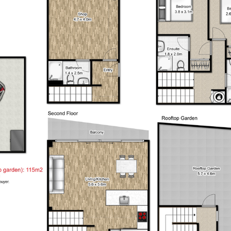 BOUTIQUE RESIDENTIAL TOWNHOUSE - ROOF TOP TERRACE + OFFICE - Photo 4