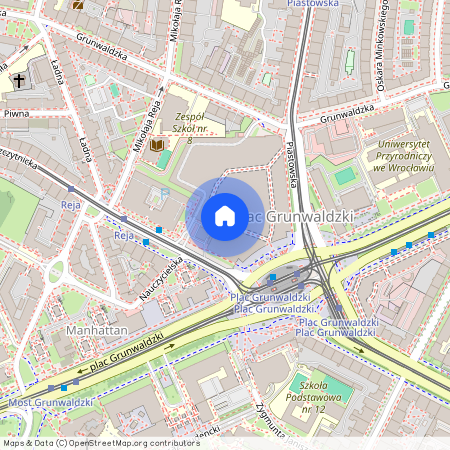 pl. Grunwaldzki, Plac Grunwaldzki, Śródmieście, Wrocław, dolnośląskie