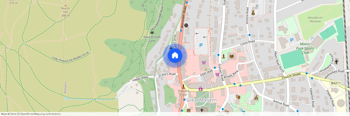 Flat 4, 19 Worcester Road, Malvern, Worcestershire