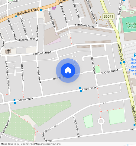 ** Neville Street, Crewe, Cheshire, CW2 6LA