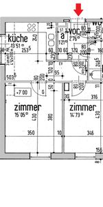 2-Zimmer-Wohnung in ruhiger Lage mit Balkon - Photo 4