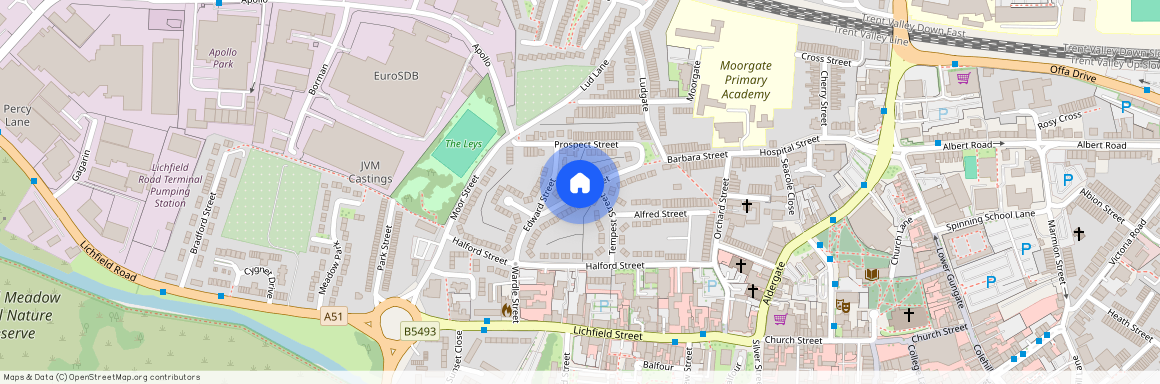 Nevill Street, Tamworth, B79