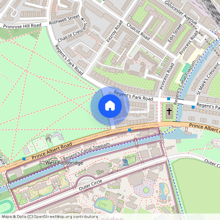 Albert Terrace, Primrose Hill, NW1 7SU, London