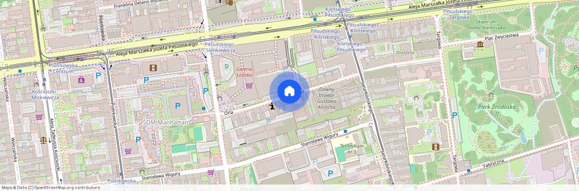 ul. Orla, Centrum, Śródmieście, Łódź, łódzkie