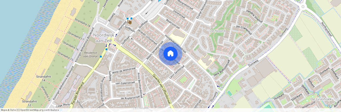 Auteursbuurt, 2202 SM, Jacques Urlusstraat, Noordwijk