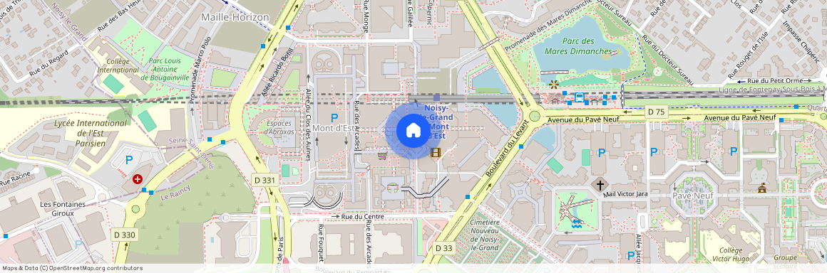 Rue du Centre et Rue de la Closerie 93160 Paris