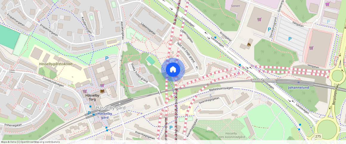 Olof Jönssons Gränd **, Hässelby Gård