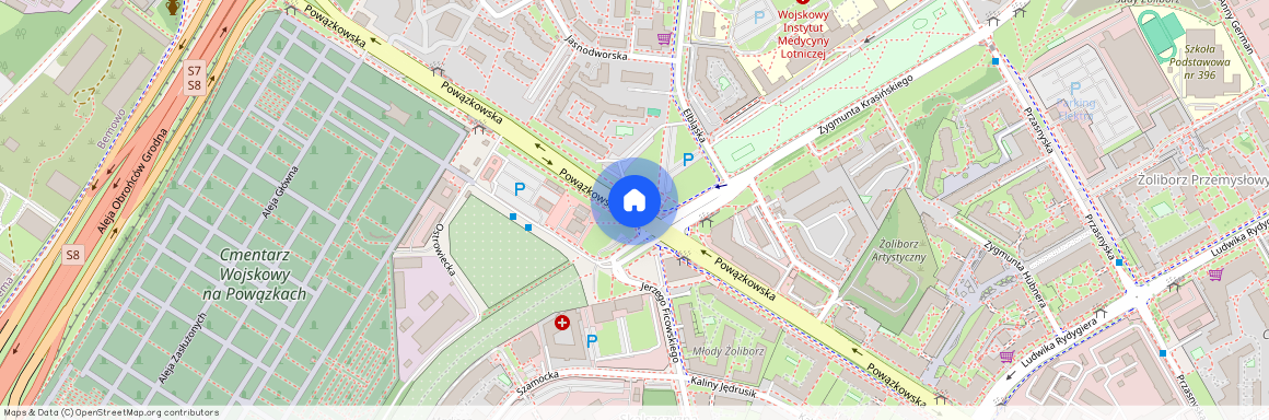 ul. Powązkowska, Sady Żoliborskie, Żoliborz, Warszawa, mazowieckie