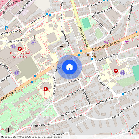 9000, St. Gallen, Antoniusstrasse
