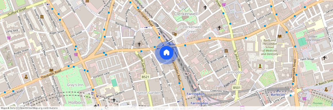 Farringdon Road, Farrington, EC1M