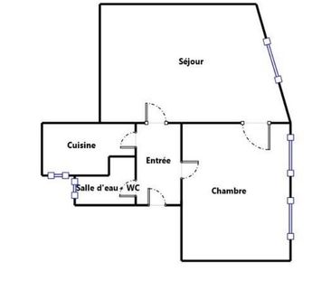 Appartement 2 pièces - 35.87m² - Photo 4