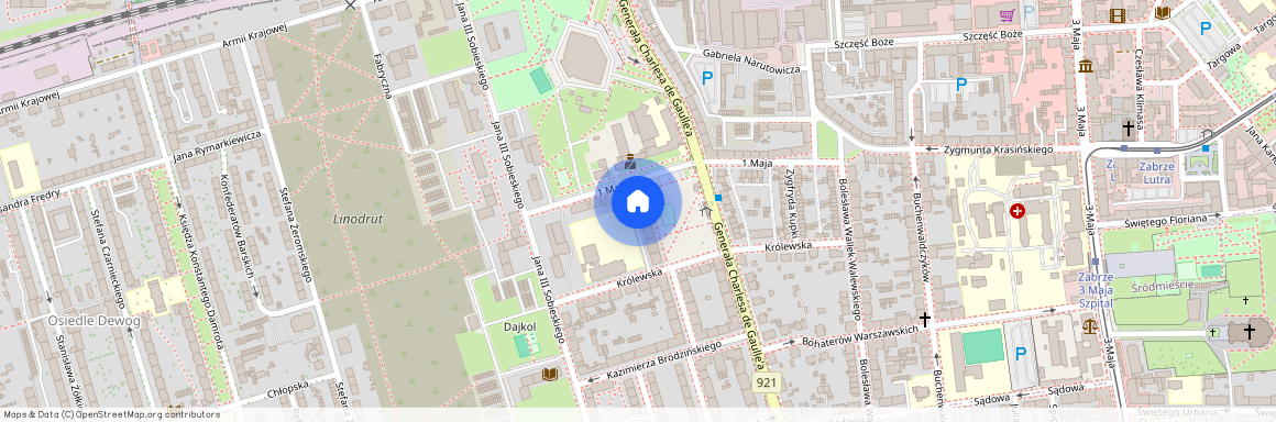 Księdza Stanisława Brzóski 27, Centrum Południe, Zabrze, śląskie