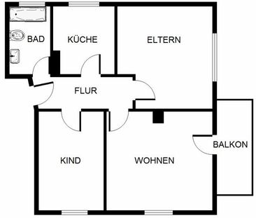 Willkommen Zuhause: 3-Zimmer-Wohnung - Photo 5