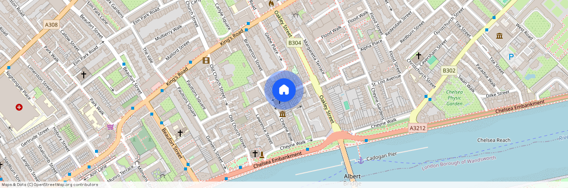 Upper Cheyne Row, London