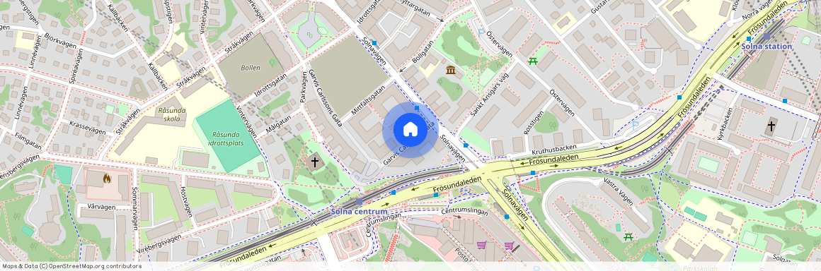 Garvis Carlssons Gata, Solna
