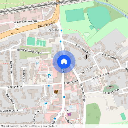 Leicester Road, Blaby, Leicester, Leicestershire. LE8 4GR