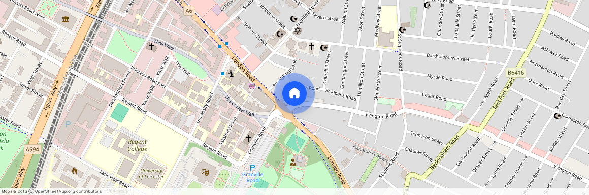 2c Evington Road, Leicester LE2 1HT, United Kingdom, Leicestershire