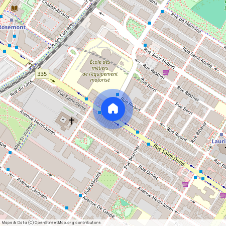 5415 Rue St-Denis, app. 305, Montréal (Le Plateau-Mont-Royal), H2J4B7