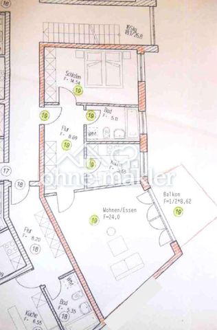 Neuwertige 2-Zimmer Wohnung in der Altstadt von Augsburg mit Aufzug und TG-Stellplatz - Foto 3