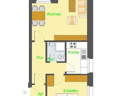 Demnächst frei! 2-Zimmer-Wohnung in Detmold Kreishaus - Foto 5