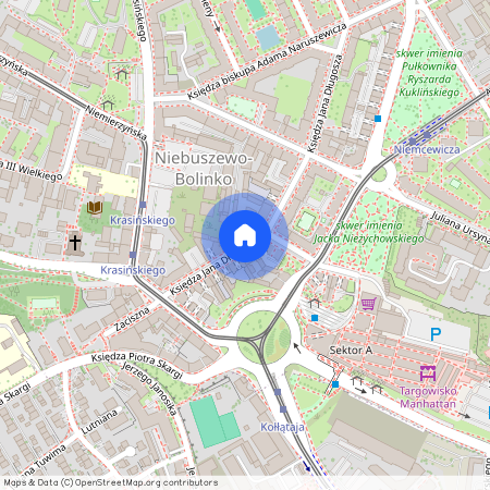 ul. ks. Jana Długosza, Niebuszewo-Bolinko, Śródmieście, Szczecin, zachodniopomorskie