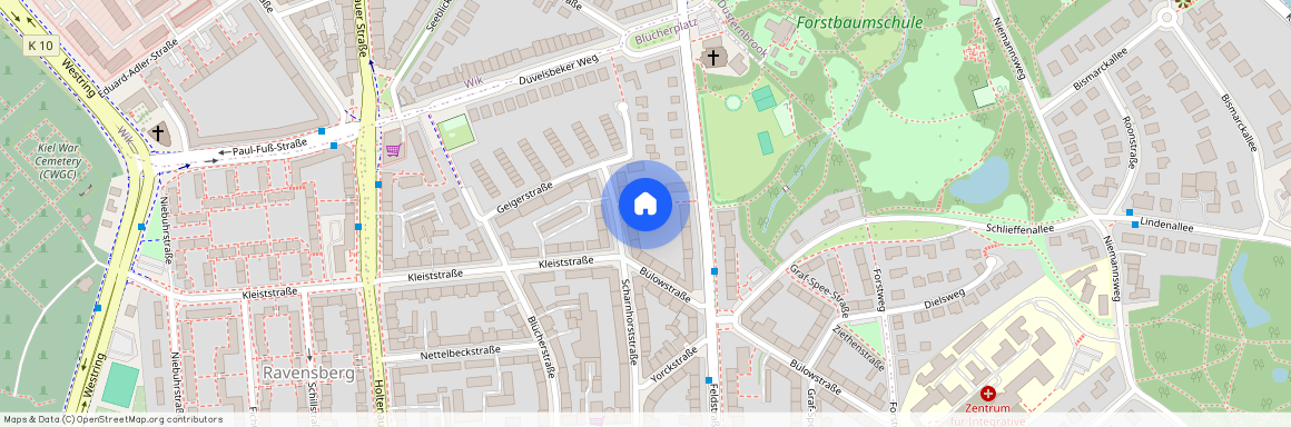 Scharnhorststraße 26, 24105 Kiel OT Düsternbrook