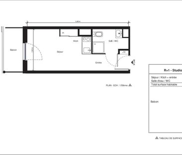 Location Appartement 1 pièce 18m² NIMES 30000 - Photo 4