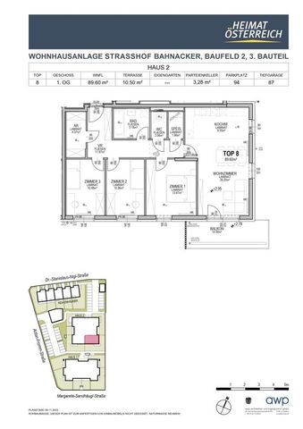 4-Zimmer-Wohnung mit Balkon und bester Anbindung in Strasshof an der Nordbahn - Foto 3