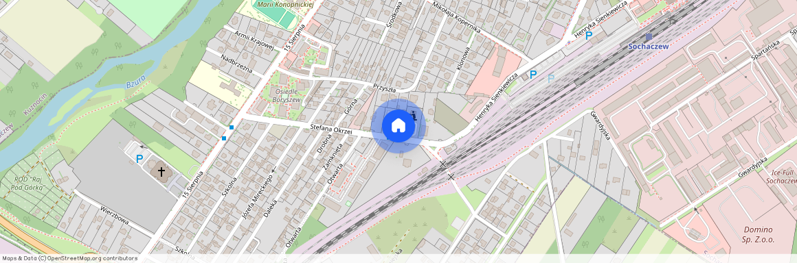 ul. Stefana Okrzei 21, Sochaczew, sochaczewski, mazowieckie