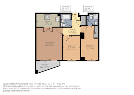 2 bedroom flat to rent - Photo 5