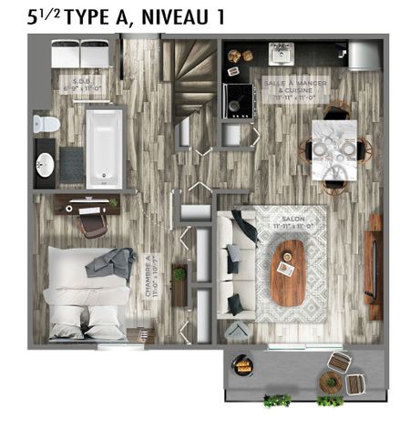 Logement 5 ½ - Photo 4